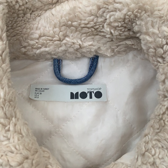 Topshop Jacket Size 4 Denim Jean Jacket - Picture 5 of 8